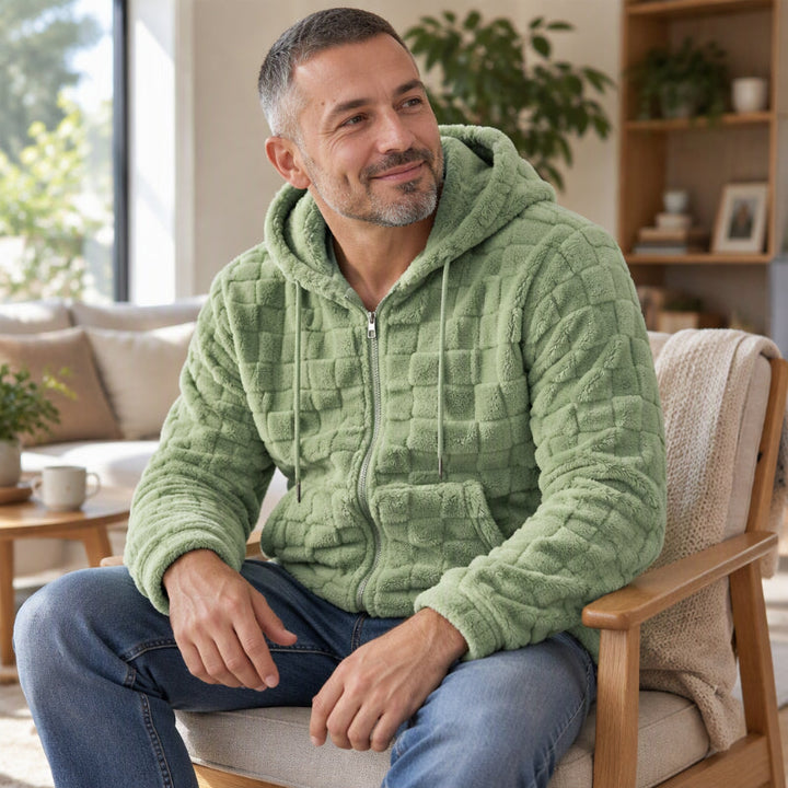 Sherman - Giacca Casual Invernale Con Cappuccio, Calda
