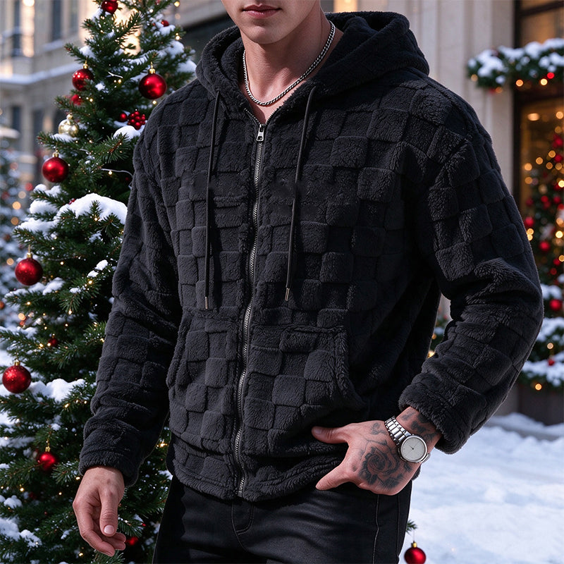 Sherman - Giacca Casual Invernale Con Cappuccio, Calda