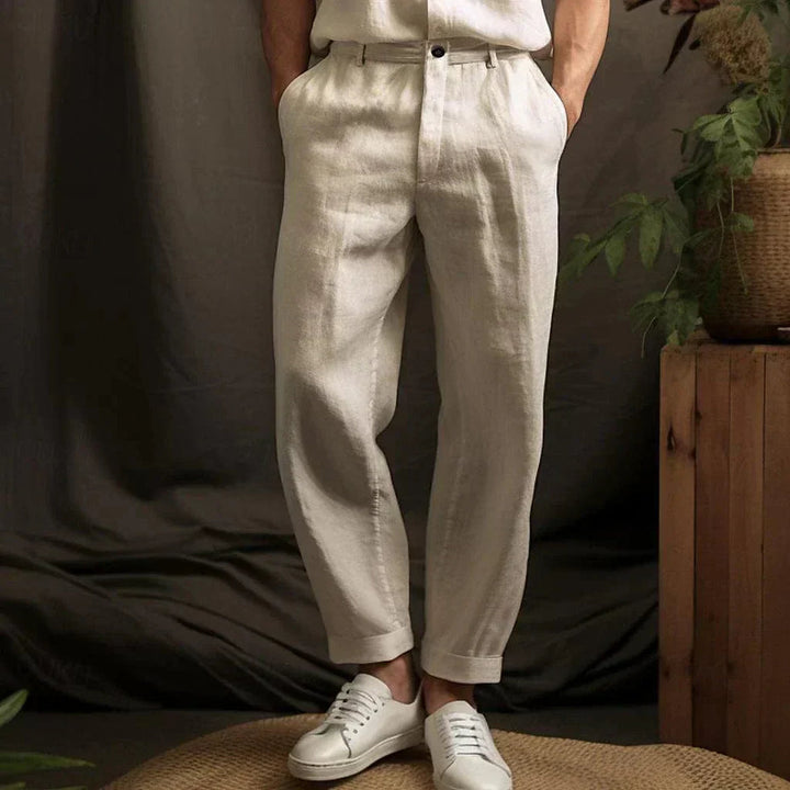 Derik - Pantaloni Estivi in Lino