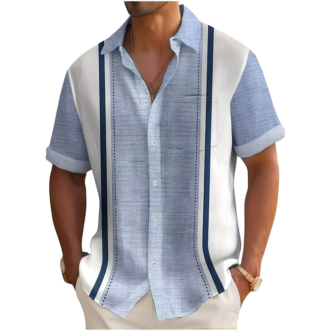 Nardo - Camicia Da Resort a Righe