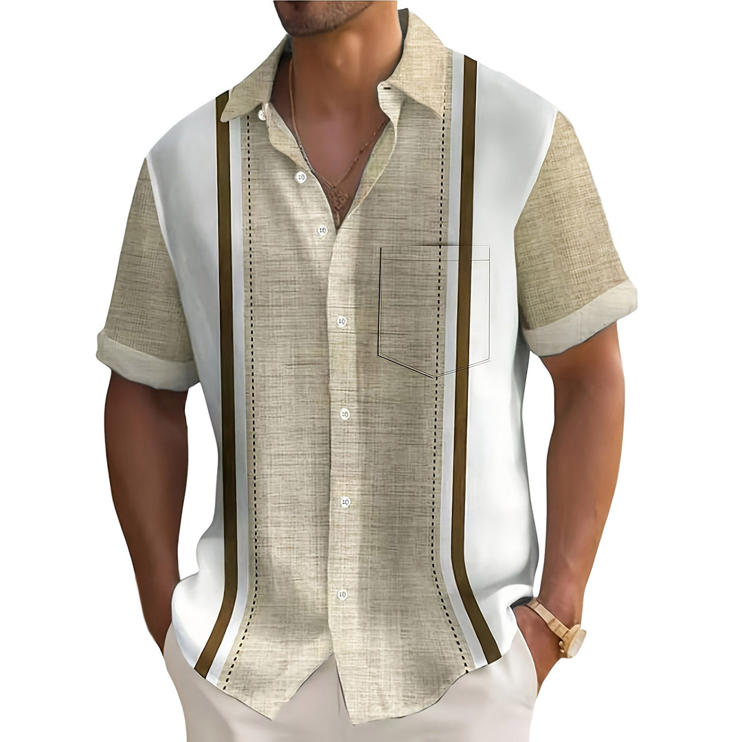 Nardo - Camicia Da Resort a Righe