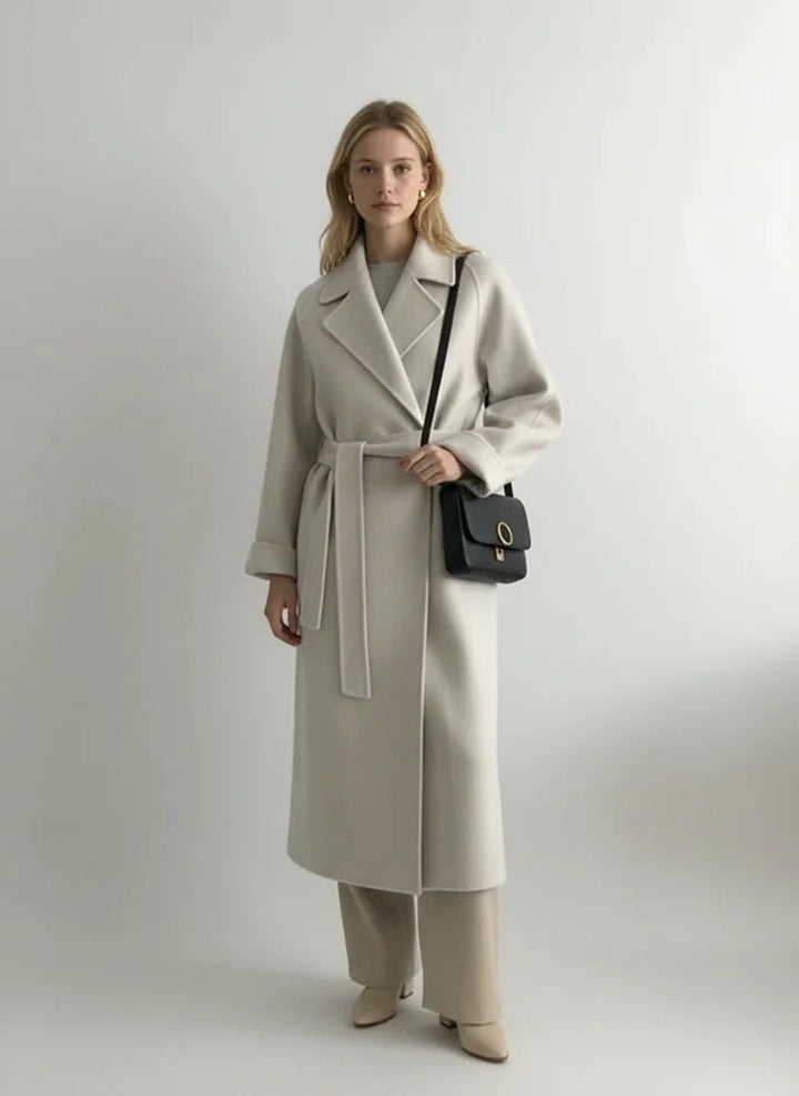 Shulamit - Elegante Soprabito a Maniche Lunghe Con Cintura