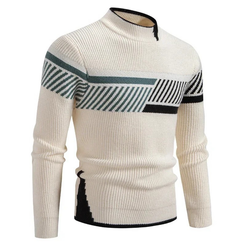 Zohir - Maglione Lavorato a Maglia Con Collo Alto