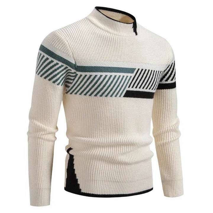 Zohir - Maglione Lavorato a Maglia Con Collo Alto