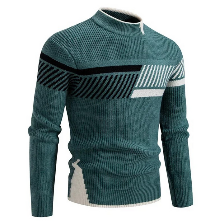 Zohir - Maglione Lavorato a Maglia Con Collo Alto
