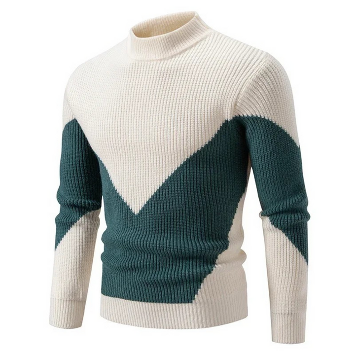 Zohir - Maglione Lavorato a Maglia Con Collo Alto
