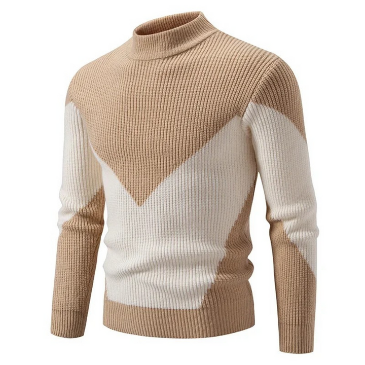 Zohir - Maglione Lavorato a Maglia Con Collo Alto