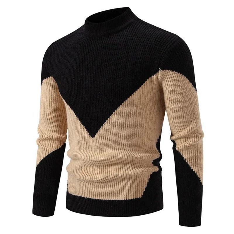 Zohir - Maglione Lavorato a Maglia Con Collo Alto
