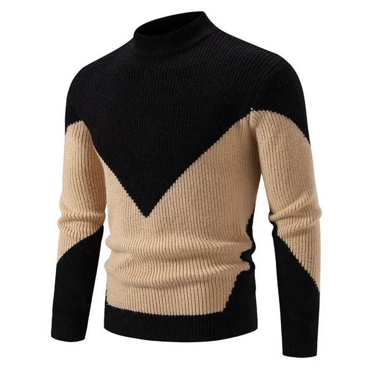 Zohir - Maglione Lavorato a Maglia Con Collo Alto