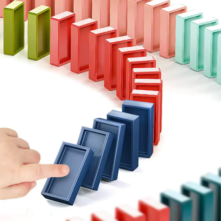 TrackMaster - Set Automatico di Trenini Domino Montessori
