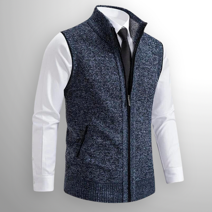 Obertan - Elegante Gilet Con Zip Integrale