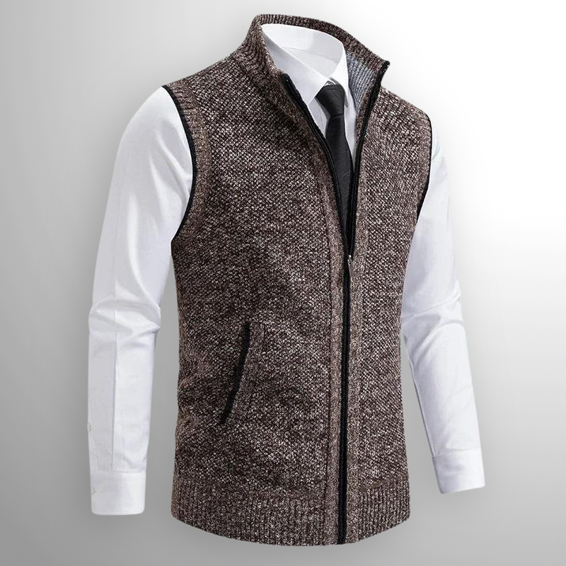 Obertan - Elegante Gilet Con Zip Integrale