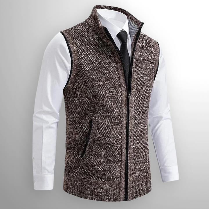 Obertan - Elegante Gilet Con Zip Integrale