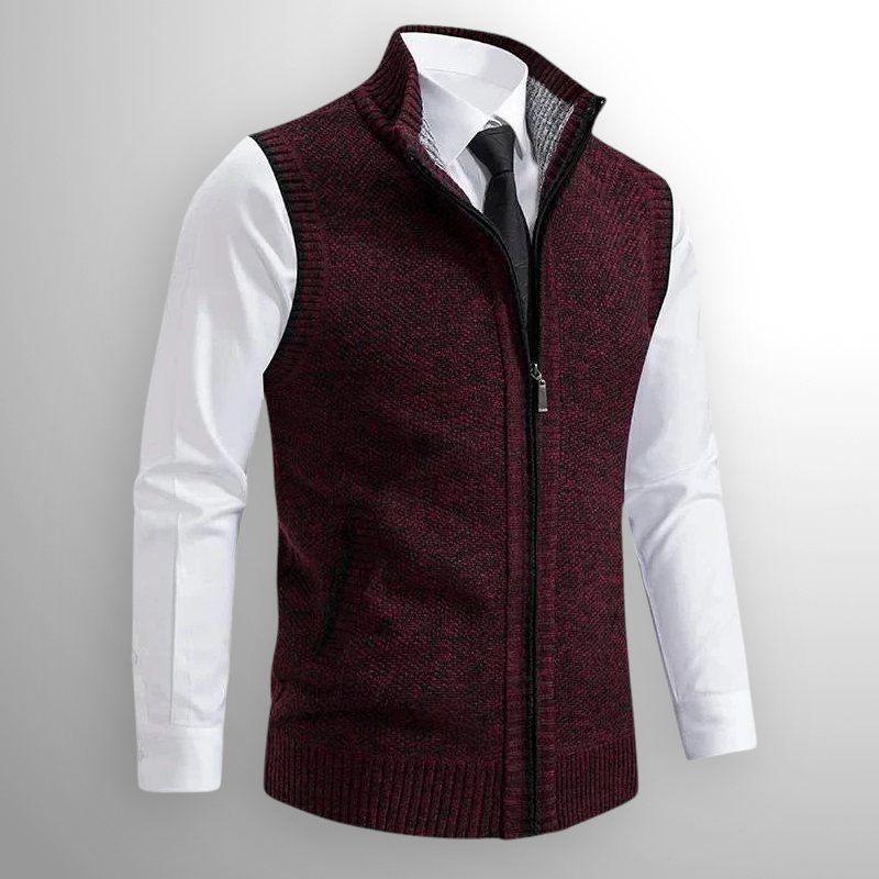 Obertan - Elegante Gilet Con Zip Integrale