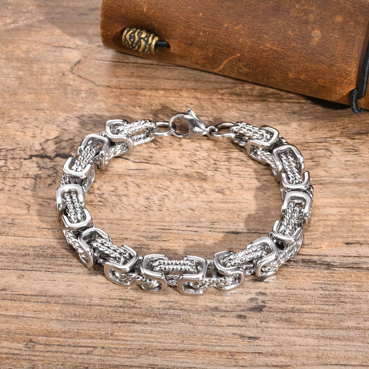 Glinn - Bracciale a Catena Forgiato Rogue
