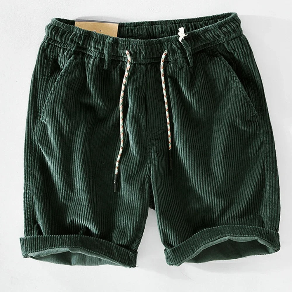 Anneliis - Pantaloncini In Velluto a Coste Con Elastico In Vita