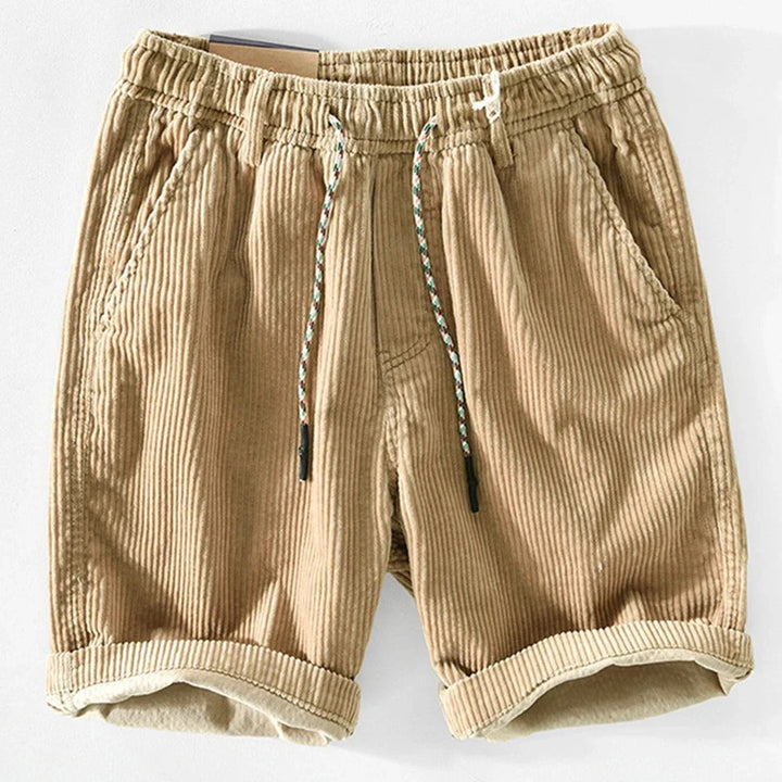 Anneliis - Pantaloncini In Velluto a Coste Con Elastico In Vita