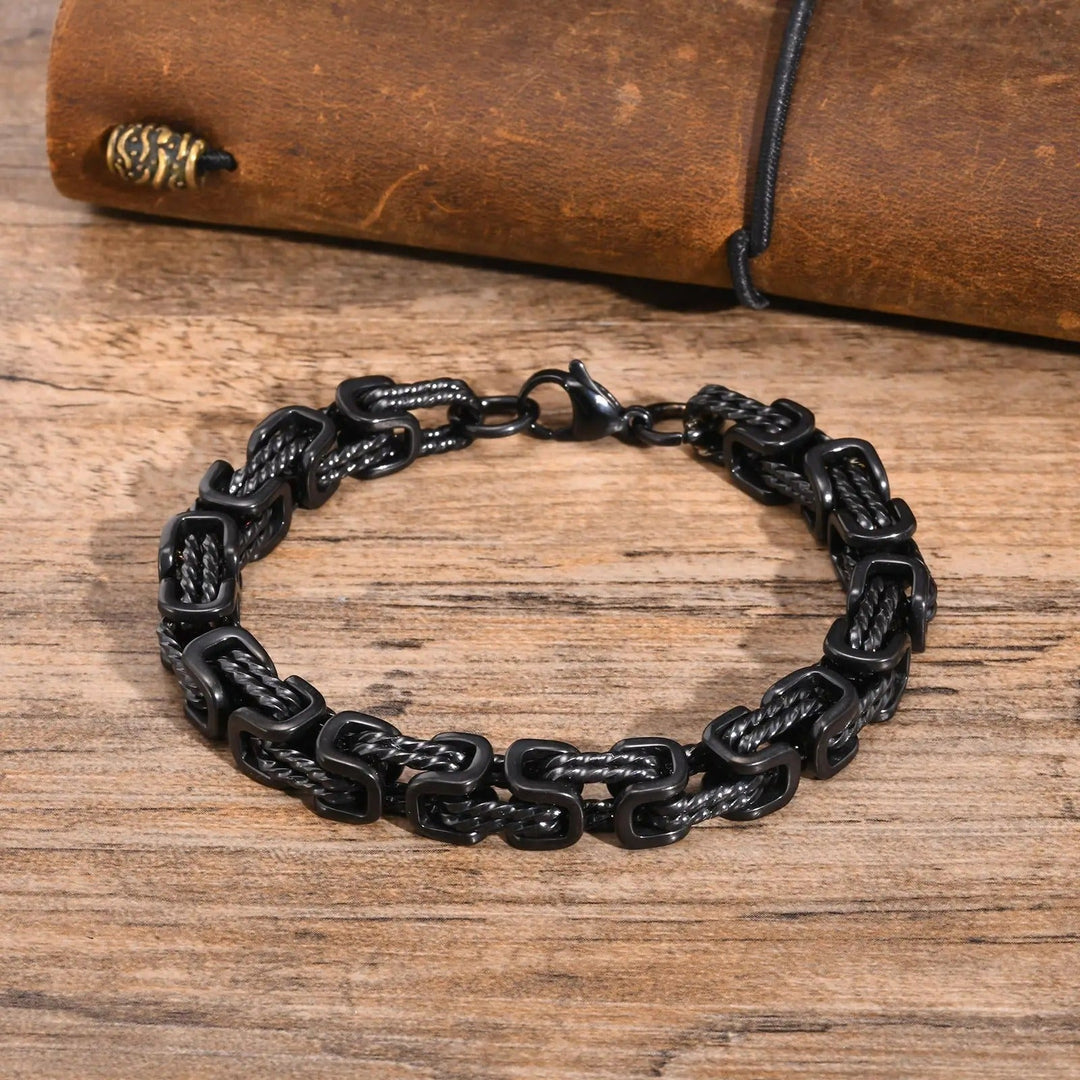 Glinn - Bracciale a Catena Forgiato Rogue