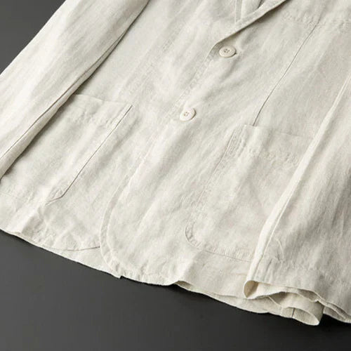 Vincenzo - Blazer Elegante In Lino Premium