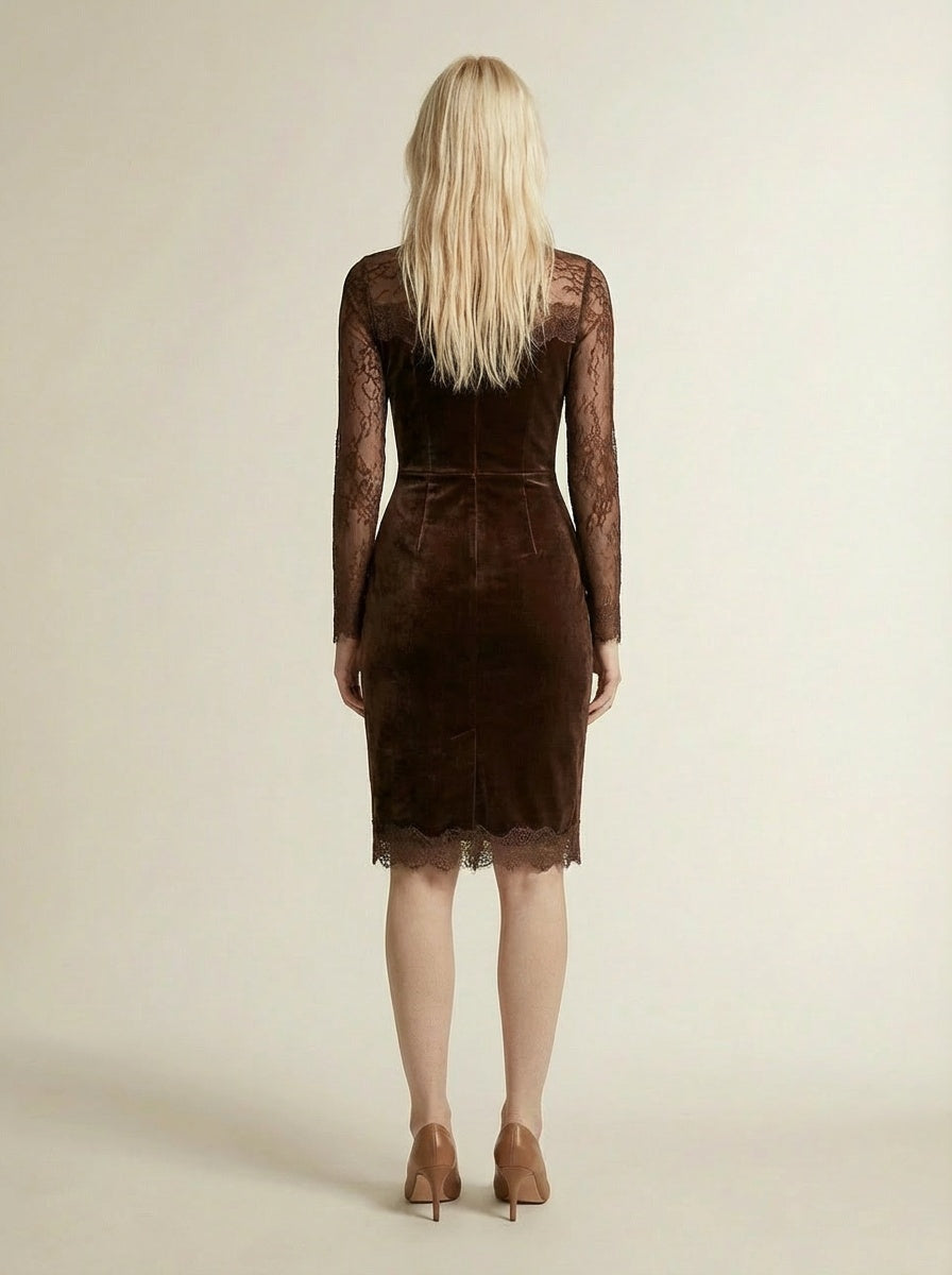Nadiya - Miniabito con Pizzo Raffinato