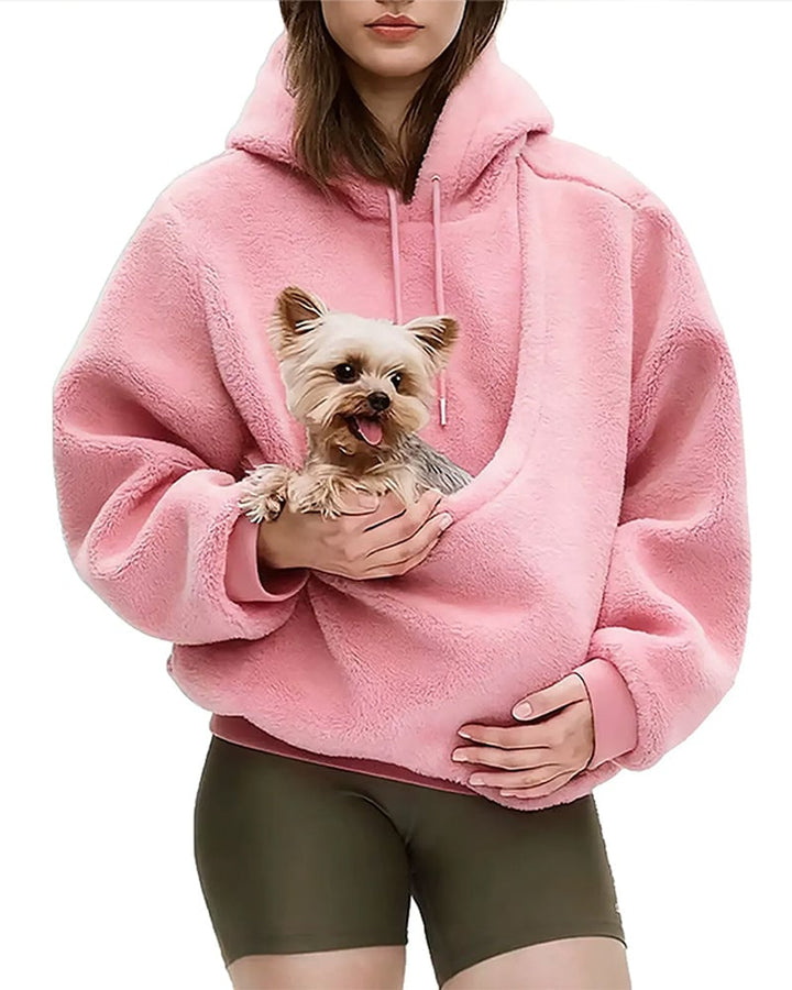 Rendall - Felpa Con Cappuccio a Maniche Lunghe E Tasca Per Animali Domestici