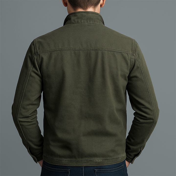 Leanar - Elegante Giacca in Denim Con Cerniera