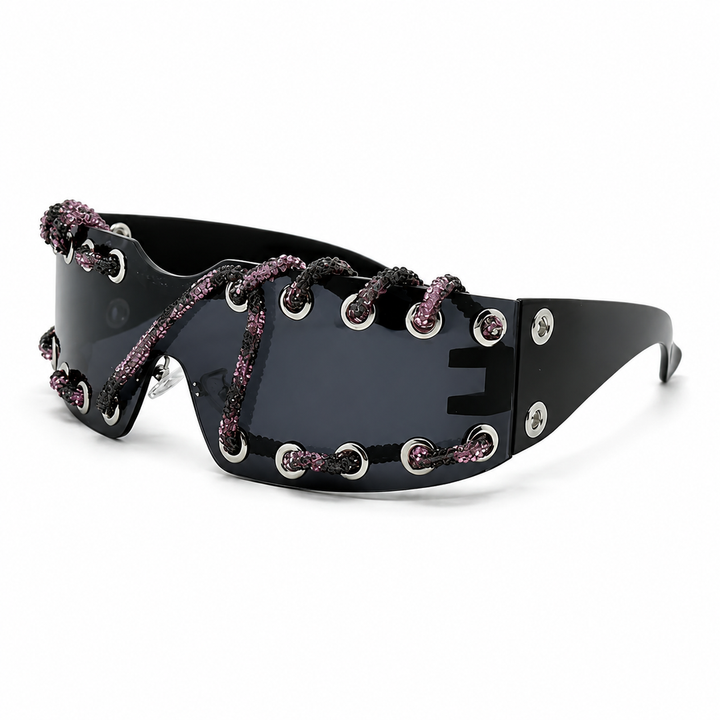 ChainShade - Occhiali Da Sole Alla Moda Con Lenti Borchiate