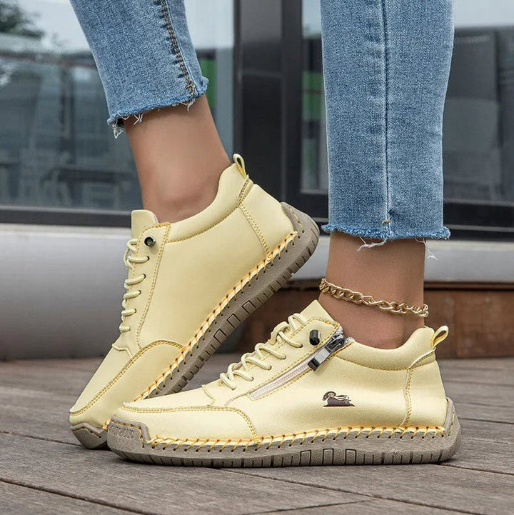 Kanning - Sneakers con lacci e cerniera laterale