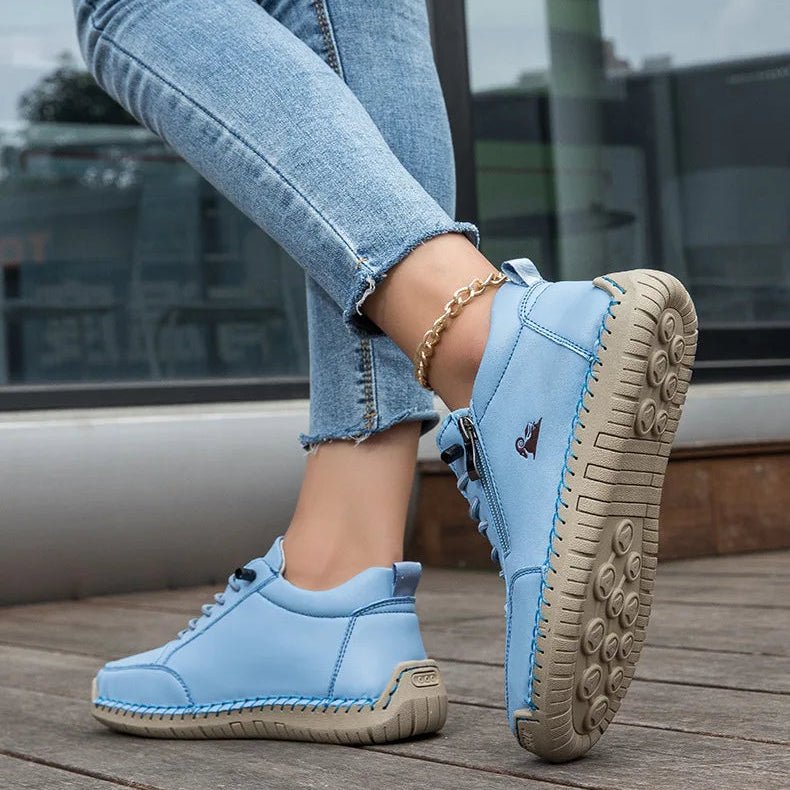 Kanning - Sneakers con lacci e cerniera laterale