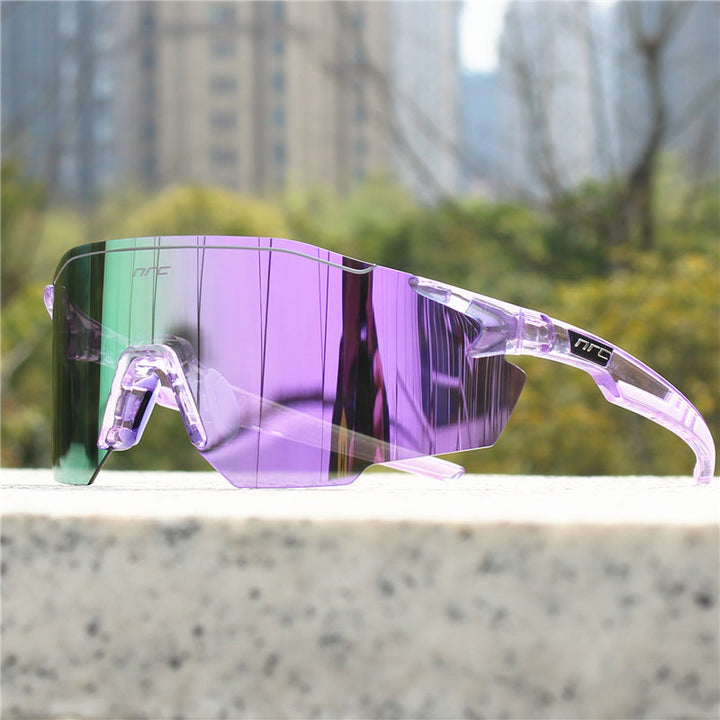 FlashLens -  Occhiali Da Sole Con Visiera a Specchio