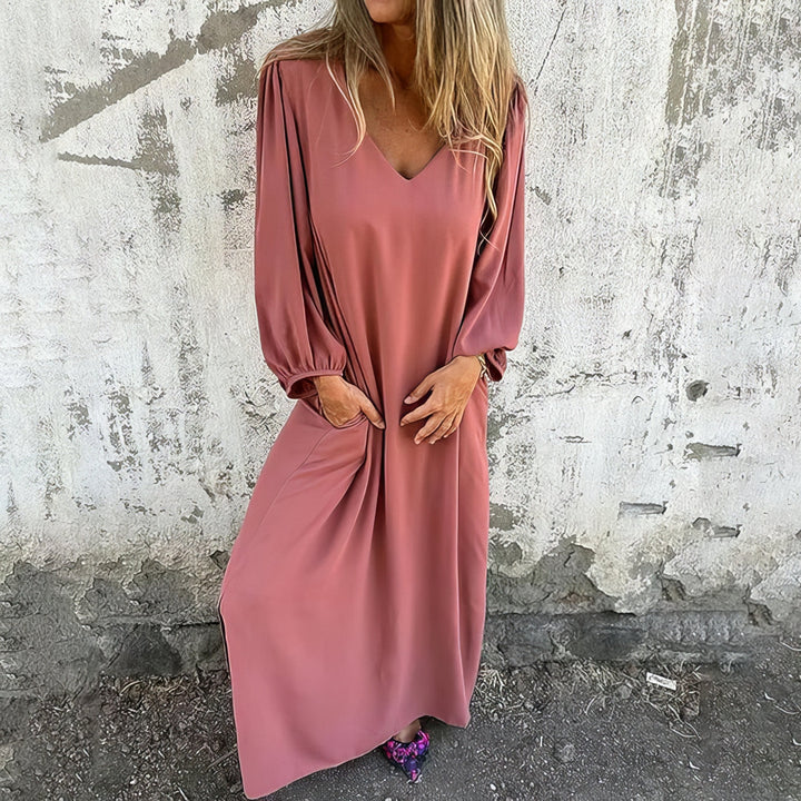 Willeke - Abito Lungo Con Tasche e Spacco